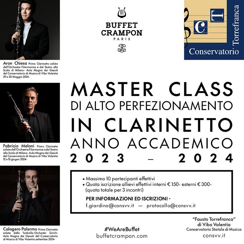 masterclasses clarinetto